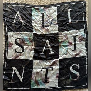 NWT All Saints silk scarf